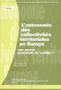 L' Autonomie Des Collectivités Territoriales En Europe : Une Source Potentielle De Conflits ? - Preview
