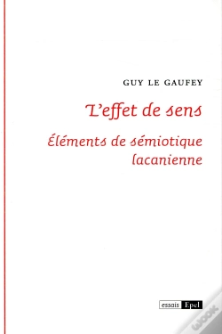 Capa do artigo L Effet De Sens. Elements De Semiotique Lacanienne