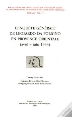 Capa do artigo L Enquête Générale De Leopardo Da Foligno En Provence Orientale 1333
