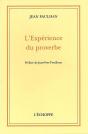 L' Experience Du Proverbe - Preview