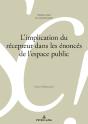 L’Implication Du Récepteur Dans Les Énoncés De L’Espace Public - Preview