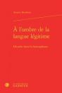 L Ombre Langue Legitime - L Acadie Dans Francophonie - Preview
