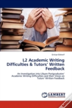 Capa do artigo L2 Academic Writing Difficulties & Tutors' Written Feedback