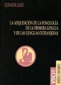 La Adquisición De La Fonología De La Primera Lengua Y De Las Lenguas Extranjeras - Preview