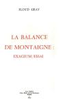 La Balance De Montaigne : Exagium/Essai - Preview