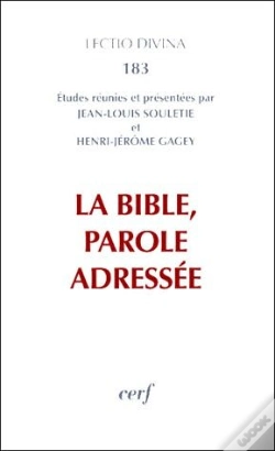 Capa do artigo La Bible, Parole Adressée