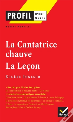 Capa do artigo La Cantatrice Chauve ; La Leçon D'Eugène Ionesco