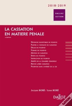 Capa do artigo La Cassation En Matiere Penale. 2017/2018 - 4e Ed.