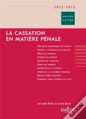 Capa do artigo La Cassation Matière Penale (Édition 2011/2012)