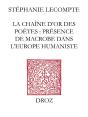 La Chaîne D'Or Des Poètes ; Présence De Macrobe Dans L'Europe Humaniste - Preview