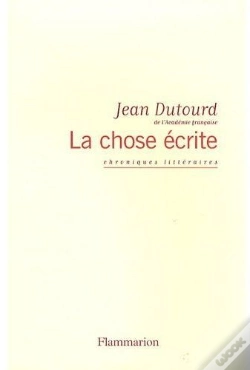 Capa do artigo La Chose Écrite