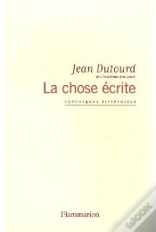 Capa do artigo La Chose Écrite