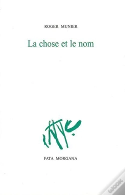 Capa do artigo La Chose Et Le Nom