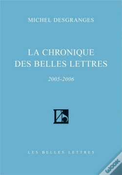 Capa do artigo La Chronique Des Belles Lettres (2005-2006)