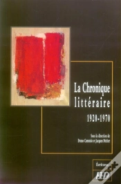 Capa do artigo La Chronique Litteraire. 1920-1970