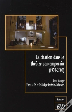 Capa do artigo La Citation Dans Le Théâtre Contemporain (1970-2000)