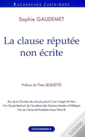 Capa do artigo La Clause Réputée Non Écrite