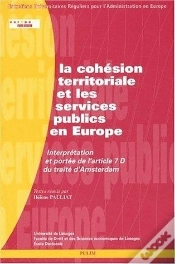 Capa do artigo La Cohésion Territoriale Et Les Services Publics En Europe : Interprétation Et Portée De L