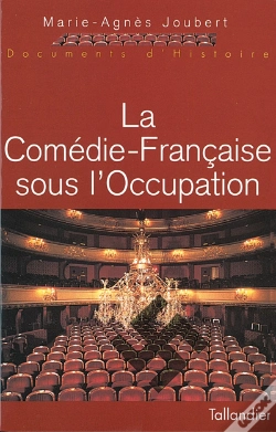 Capa do artigo La Comédie-Française Sous L'Occupation