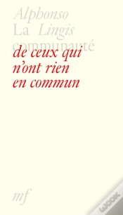 Capa do artigo La Communaute De Ceux Qui N Ont Rien En Commun