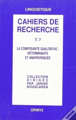 Capa do artigo La Composante Qualitative : Determinants Et Anaphiques
