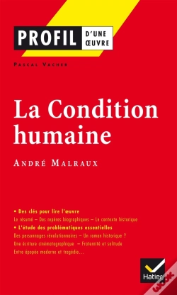 Capa do artigo La Condition Humaine D'André Malraux