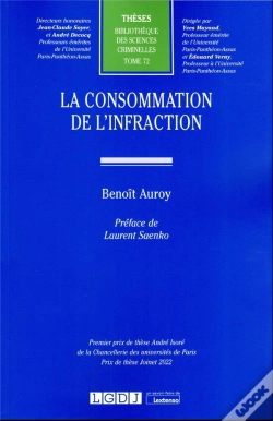 Capa do artigo La Consommation De L'Infraction