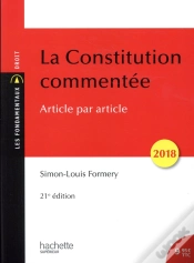 Capa do artigo La Constitution Commentee 2018