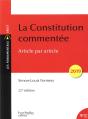 La Constitution Commentée (Édition 2019) - Preview