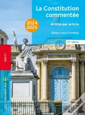 Capa do artigo La Constitution Commentée (Édition 2024/2025)