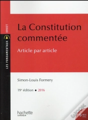 Capa do artigo La Constitution Commentee