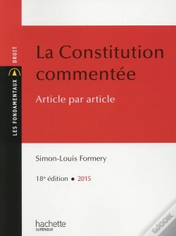 Capa do artigo La Constitution Commentée