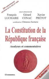 La Constitution De La République Française ; Analyse Et Commentaire (3e Édition)