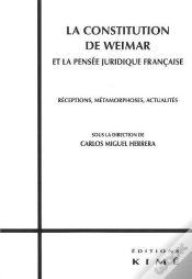 Capa do artigo La Constitution De Weimar Et La Pensée Juridique Française