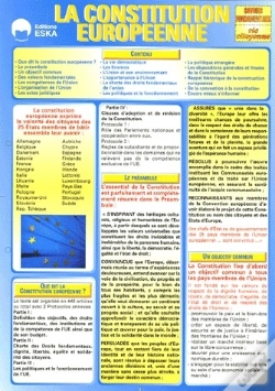 Capa do artigo La Constitution Europeenne