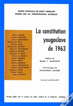 Capa do artigo La Constitution Yougoslave De 1963
