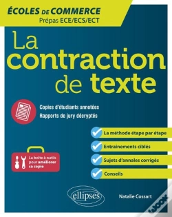 Capa do artigo La Contraction De Texte Du Brouillon À La Rédaction ; École De Commerce Prépas Ecs-Ece-Ect