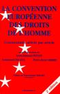 La Convention Européenne Des Droits De L'Homme ; Commentaire Article Par Article - Preview