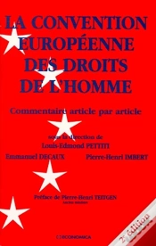 Capa do artigo La Convention Européenne Des Droits De L