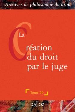 Capa do artigo La Création Du Droit Par Le Juge