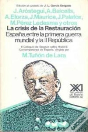 Capa do artigo La Crisis De La Restauración