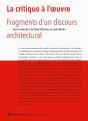 La Critique À L'Oeuvre : Fragment D'Un Discours - Preview