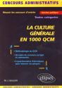 La Culture Générale En 1000 Qcm - Preview
