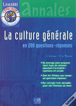 Capa do artigo La Culture Generale En 200 Questions-Reponses