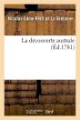 La Decouverte Australe Edition 1781 - Preview