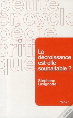 Capa do artigo La Décroissance Est-Elle Souhaitable ?