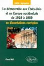 La Démocratie Aux États-Unis Et En Europe Occidentale De 1919 À 1989 En Dissertations Corrigées - Preview