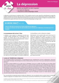 Capa do artigo La Dépression