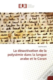 Capa do artigo La Desactivation De La Polysemie Dans La Langue Arabe Et Le Coran