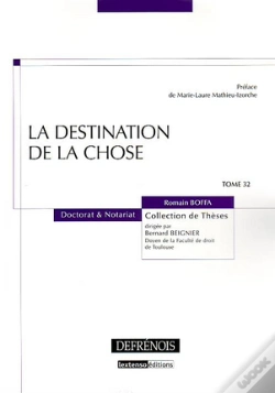 Capa do artigo La Destination De La Chose